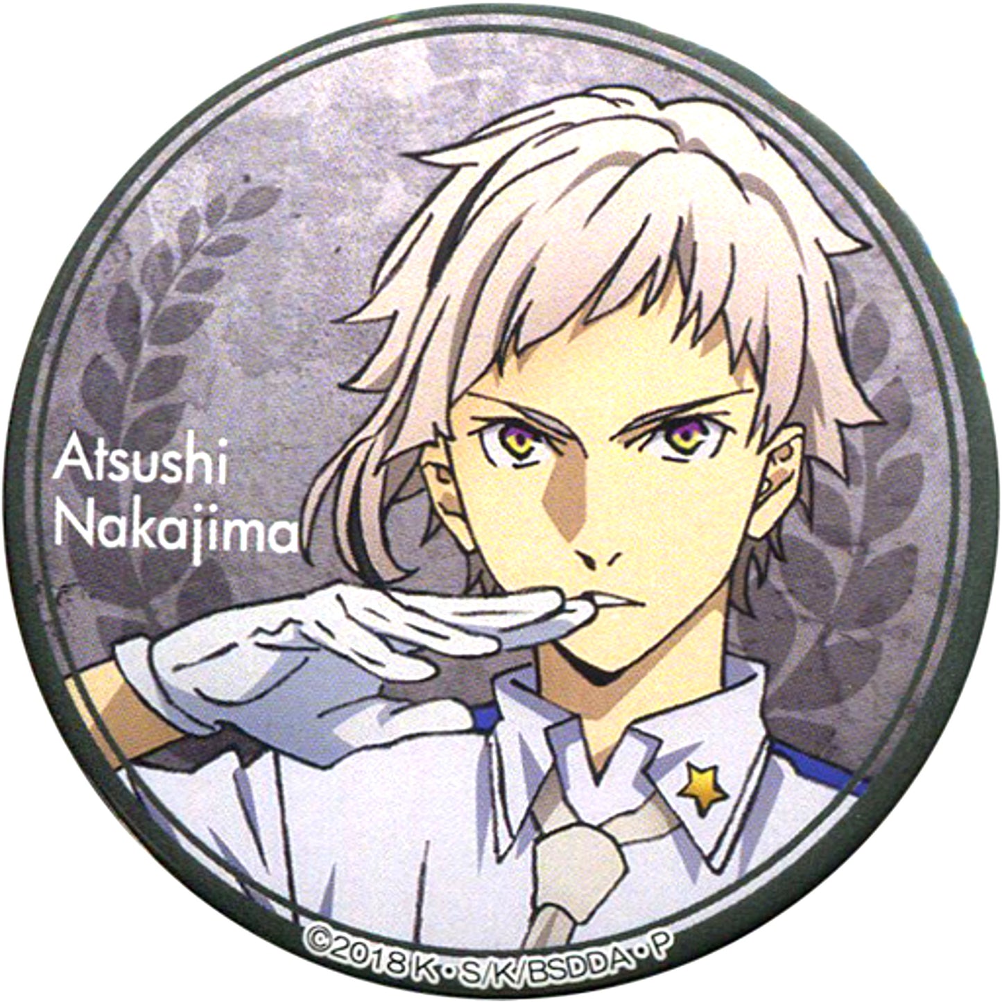 Atsushi Nakajima Bungo Stray Dogs Dead Apple Trading Button Animate Girls Festival 2018 Goods [USED]