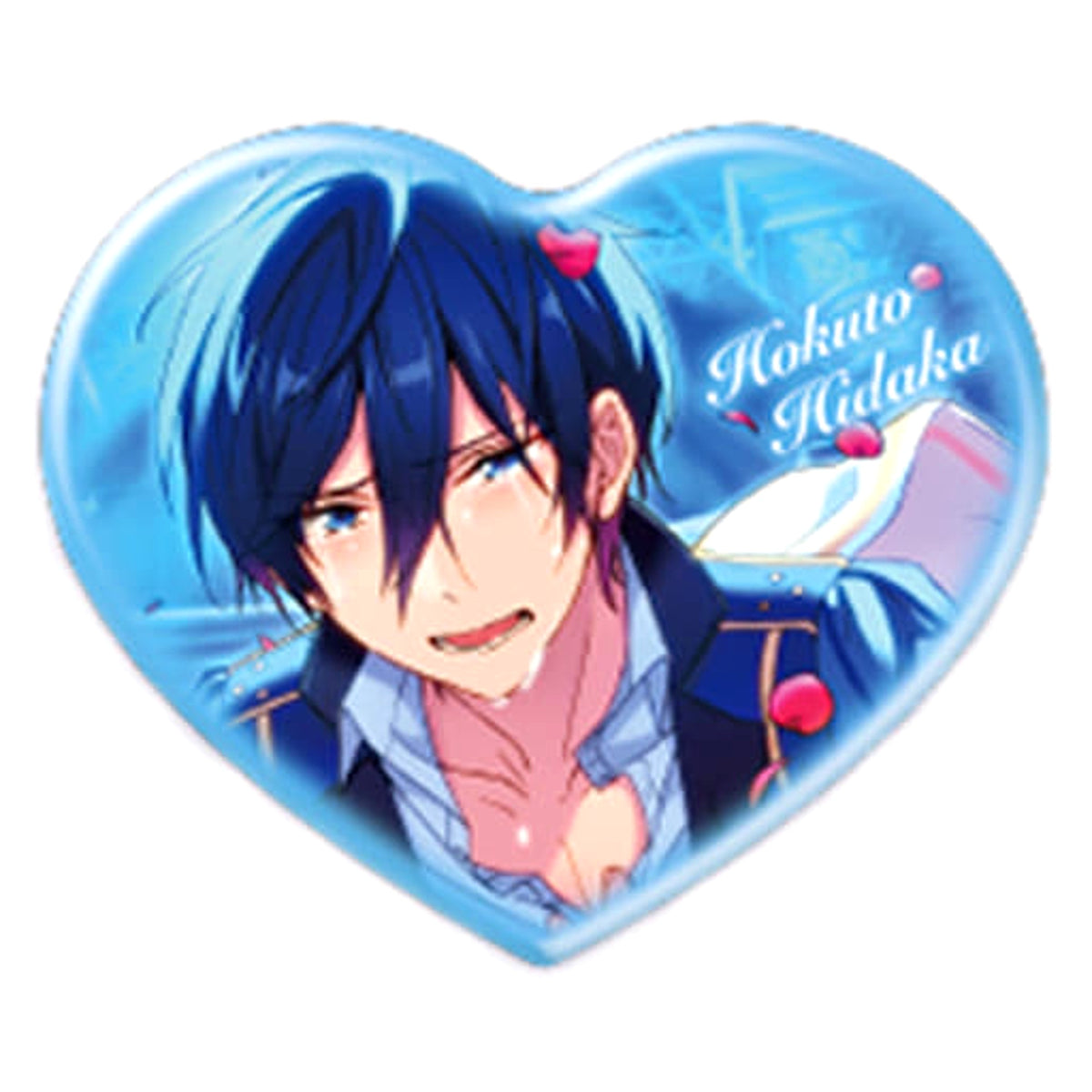 Ensemble Stars! Hokuto Hidaka Heart Can Badge Vol.1 Buttons [USED]