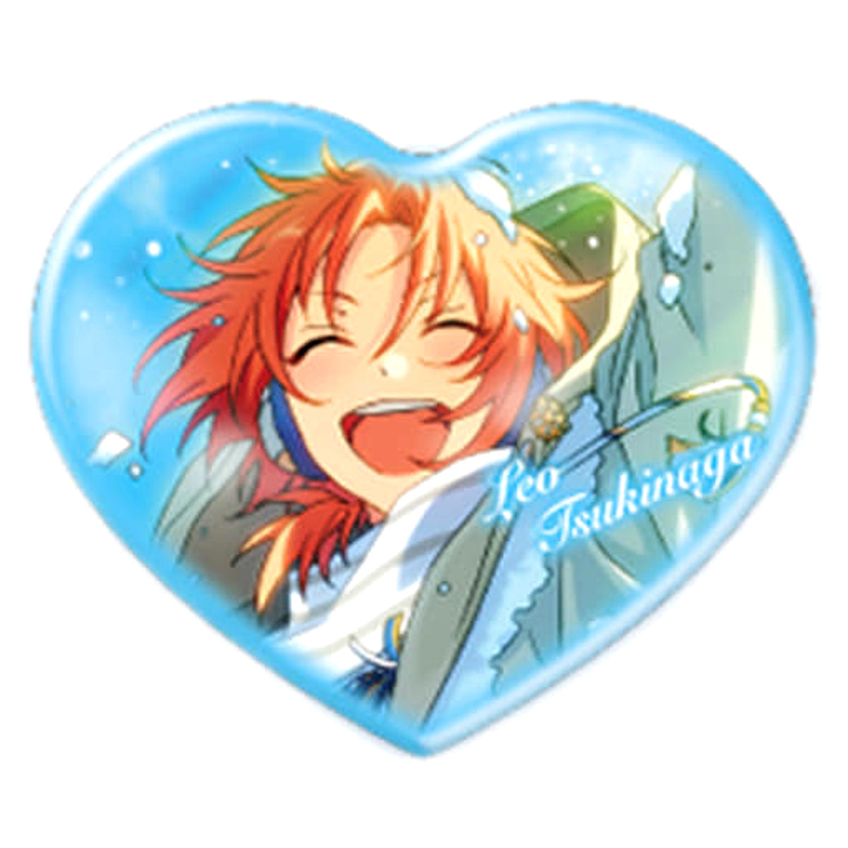 Ensemble Stars! Leo Tsukinaga Heart Can Badge Vol.2 Buttons [USED]