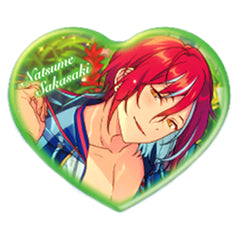 Ensemble Stars! Natsume Sakasaki Heart Can Badge Vol.2 Buttons [USED]