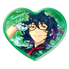 Ensemble Stars! Tsumugi Aoba Heart Can Badge Vol.2 Buttons [USED]
