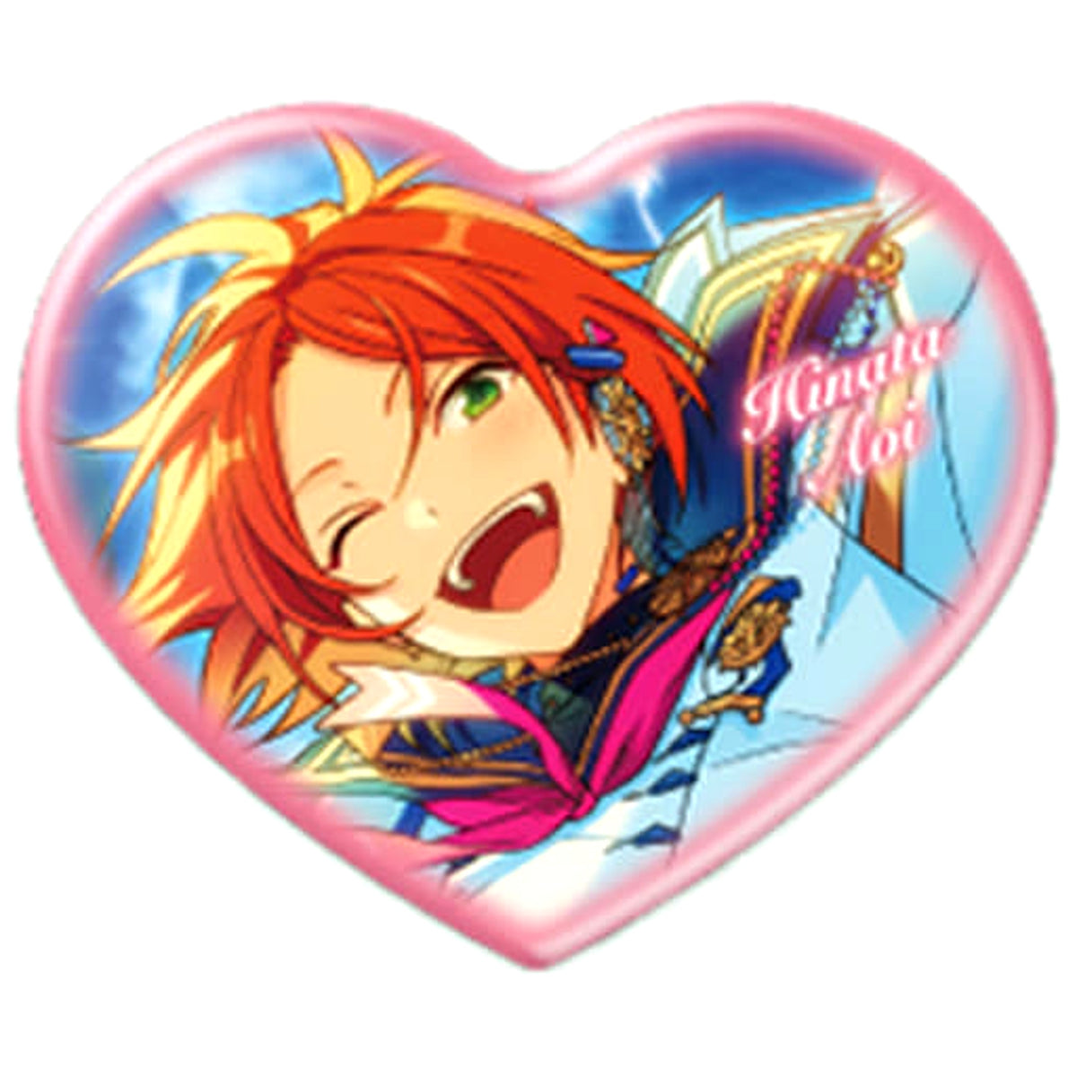 Ensemble Stars! Hinata Aoi Heart Can Badge Vol.4 Buttons [USED]