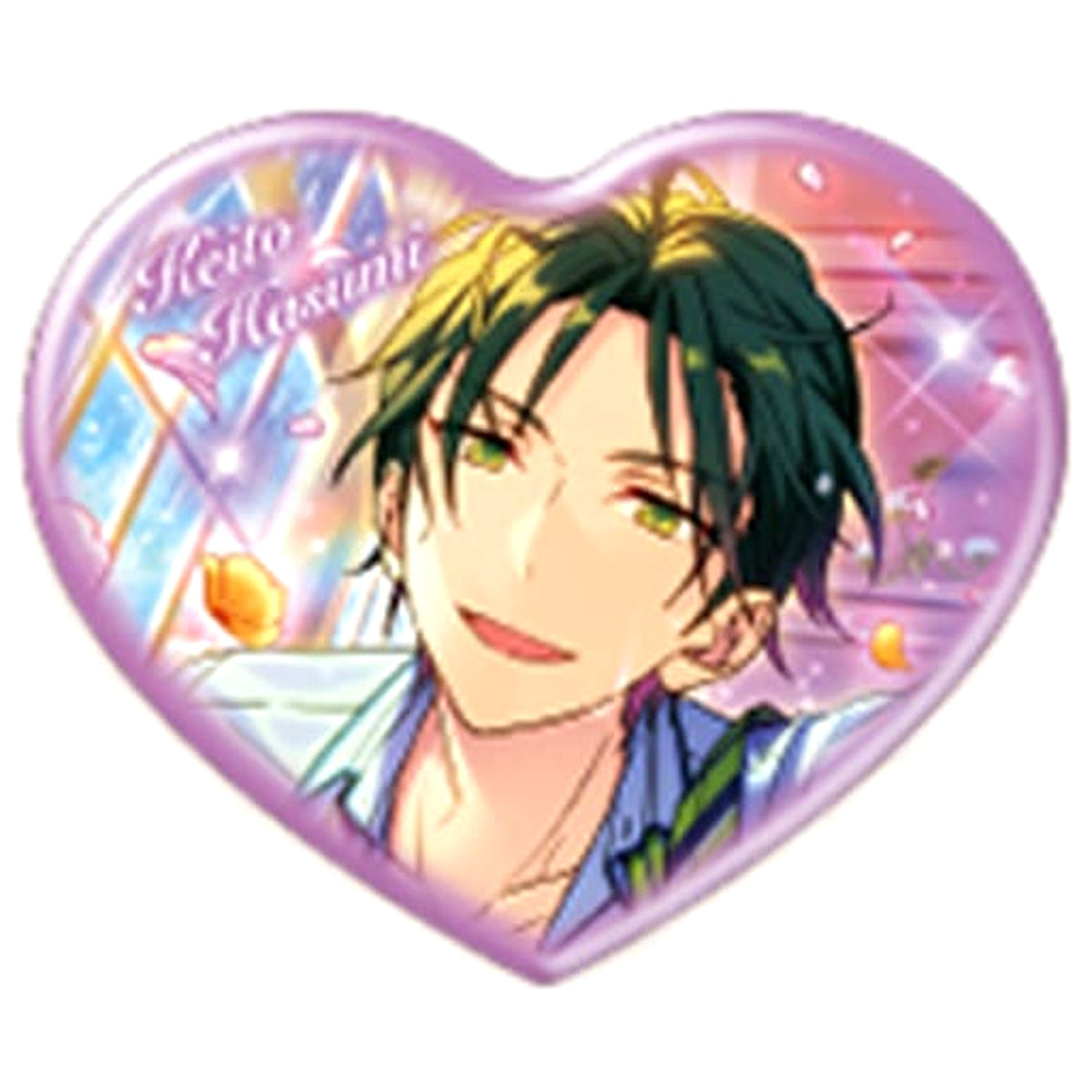 Ensemble Stars! Keito Hasumi Heart Can Badge Vol.5 Buttons [USED]