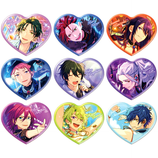 Keito Hasumi & Others Ensemble Stars! All 9 Types Set Heart Button Vol.5 [USED]