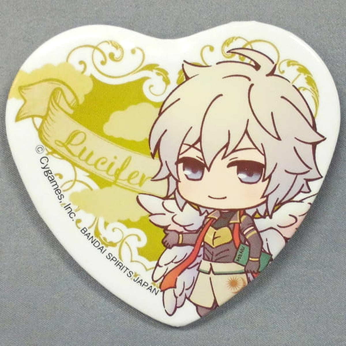 Granblue Fantasy Lucifer Heart Shaped Can Badge Enterbell at PRONTO Exclusive Buttons [USED]