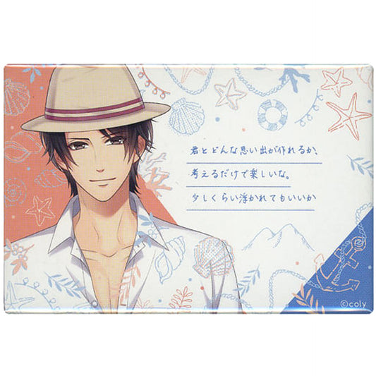 Daisuke Seki Stand My Heroes Rectangular Button with Message Summer Collection 2018 C94 Edition Limited Venue Limited Purchaser Benefits [USED]