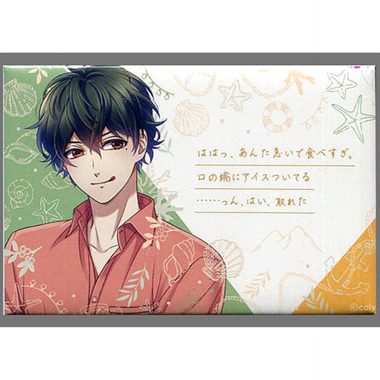 Stand My Heroes Keita Maki Rectangular Can Badge with Message Summer Collection 2018 C94 Edition Limited Venue Limited Purchaser Benefits Buttons [USED]