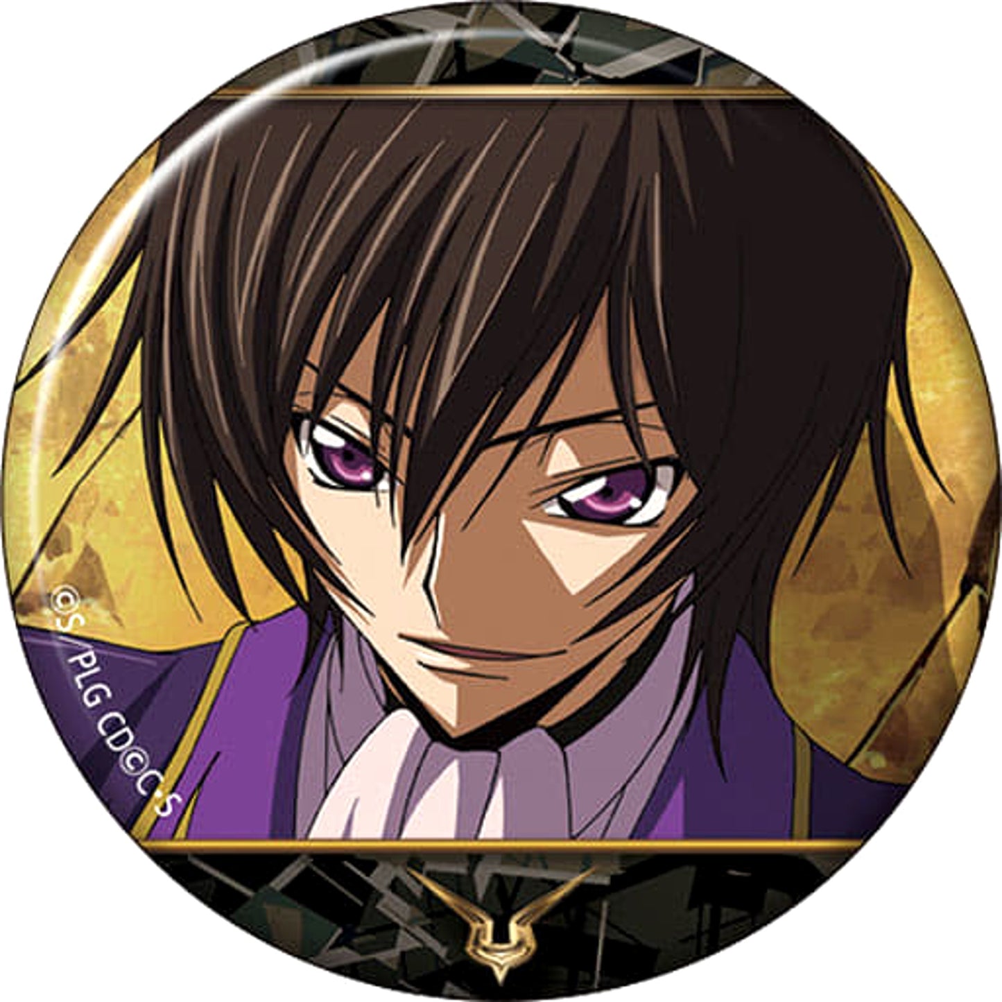 Code Geass: Lelouch of the Rebellion Lelouch Lamperouge Smile Character Badge Collection Lelouch Buttons [USED]