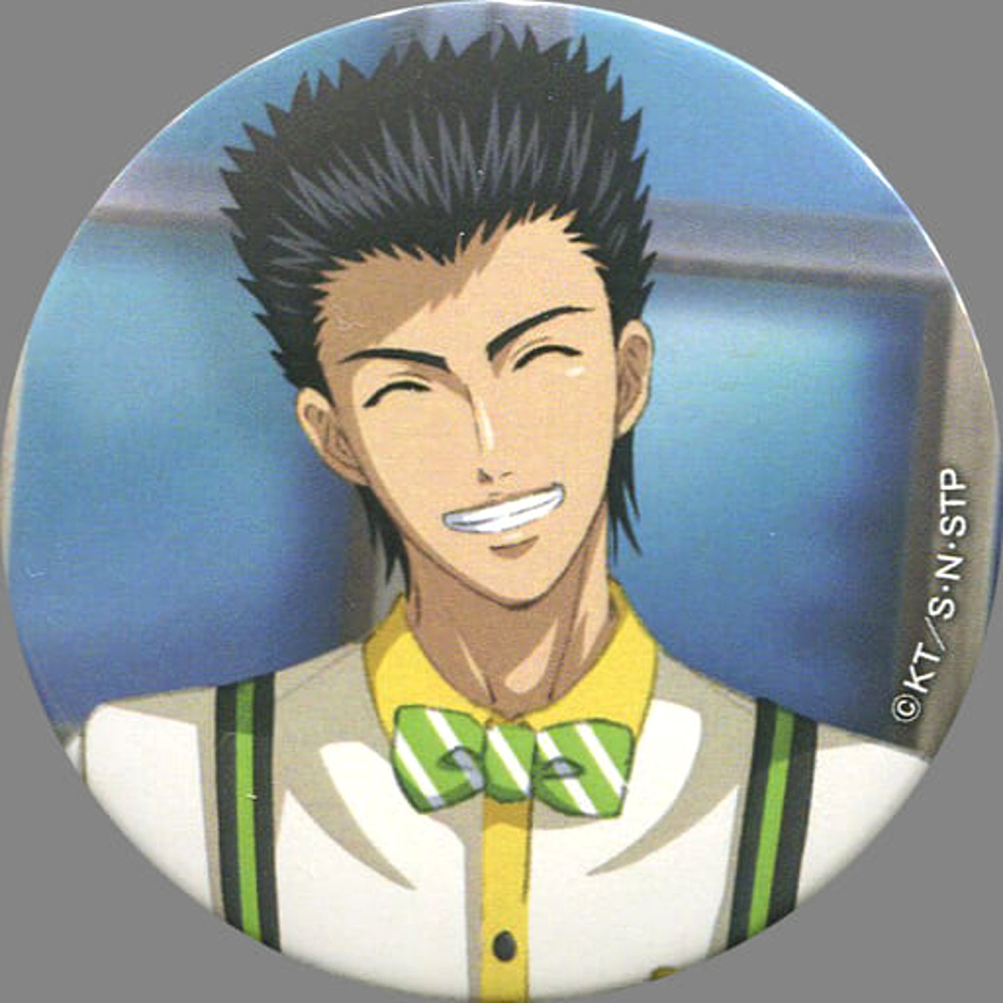 The Prince of Tennis II Risingbeat Takeshi Momoshiro Trading Can Badge Vol.1 1st Anniversary Shop in Olol Limited Buttons [USED]