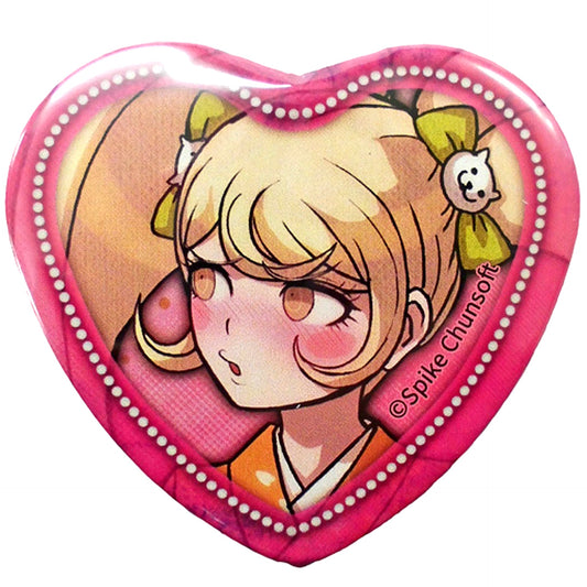 Hiyoko Saionji Super Danganronpa 2 Ver. Danganronpa Infinity in Namjatown 8th Anniversary Everyone Despair Blushing Face Heart Button Collection [USED]
