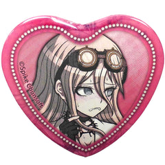 Danganronpa 8 Miu Iruma Blushing Heart Can Badge Collection New Danganronpa V3 Ver. Namja Town 8th Anniversary! Zeiin Zetsubo Limited Buttons [USED]