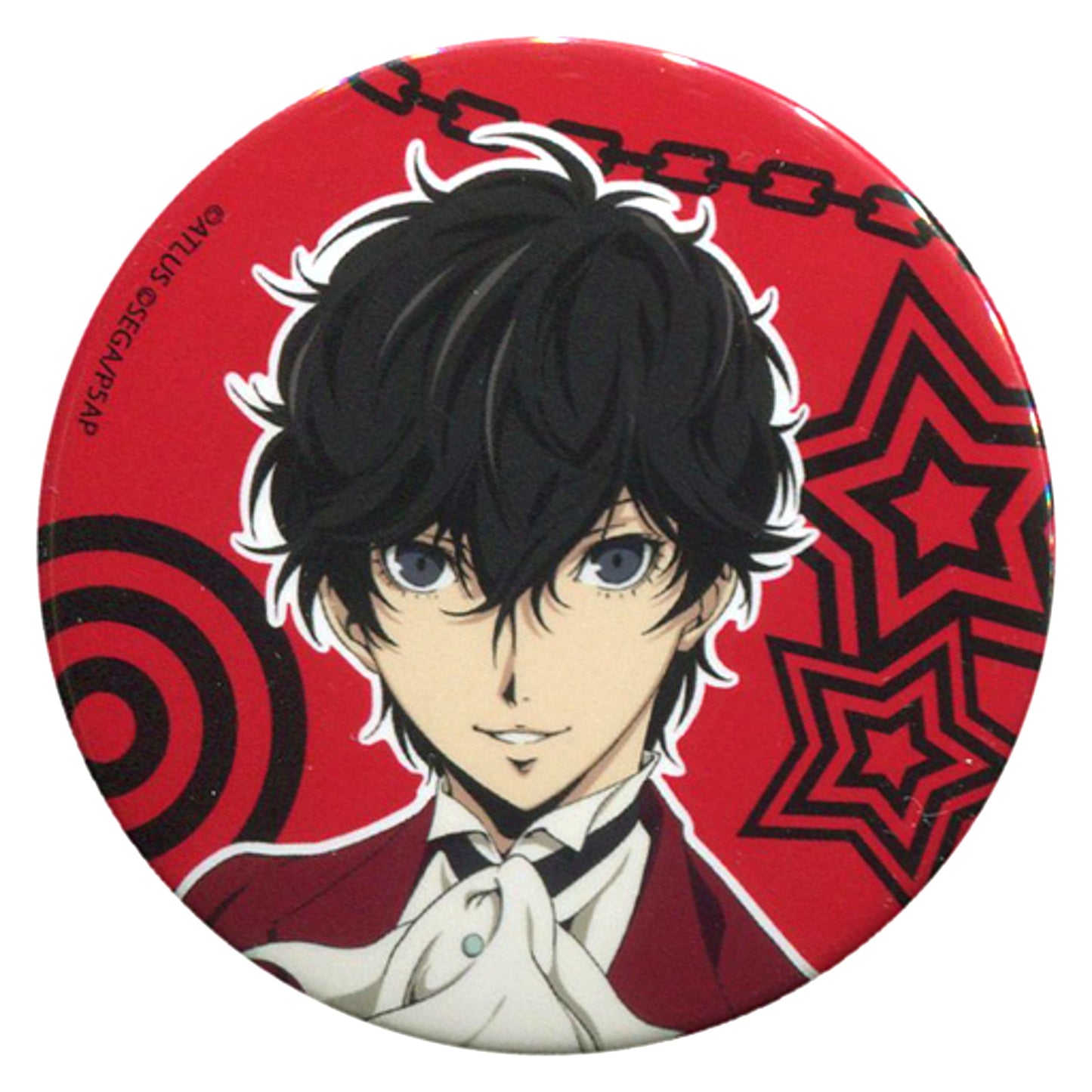Ren Amamiya Persona 5 the Animation Masquerade Party Trading Button [USED]