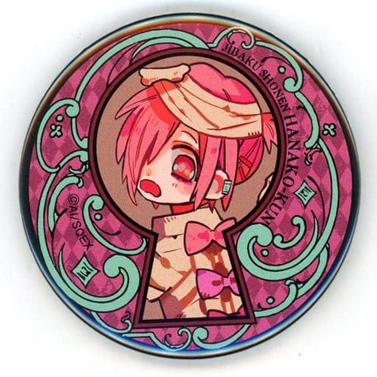 Toilet Bound Hanako kun Sousuke Mitsuba Trading Can Badge Ghost Hotel's Cafe Limited Buttons [USED]