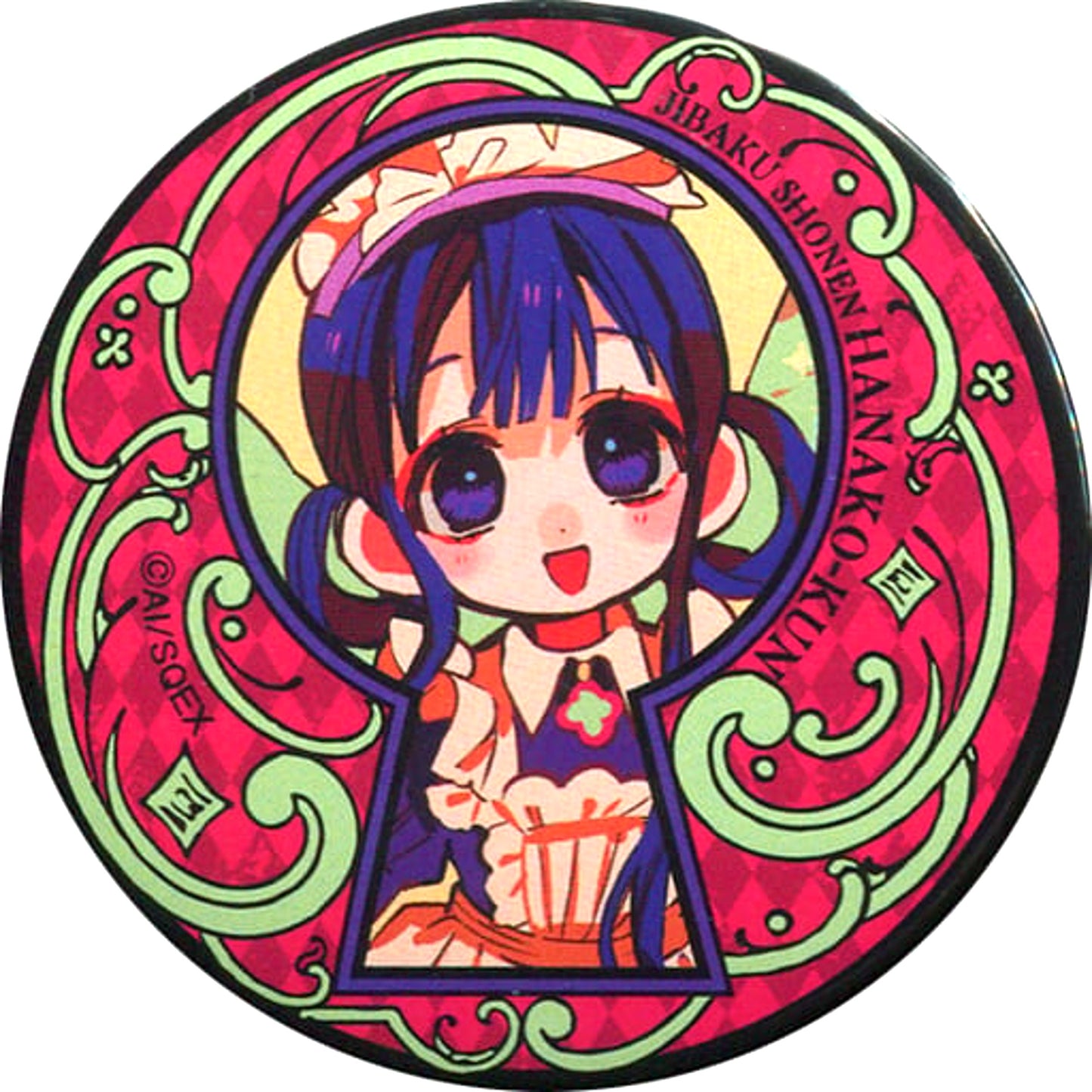 Aoi Akane Toilet-Bound Hanako-kun Trading Button Ghost Hotel's Cafe [USED]