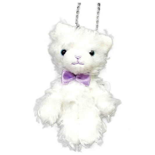 Ai Mikaze Lira Uta no Prince Sama Prince Cat WINTER HOLIDAY Petit Trading Plush Badge Snow Ver. Can Badge [USED]