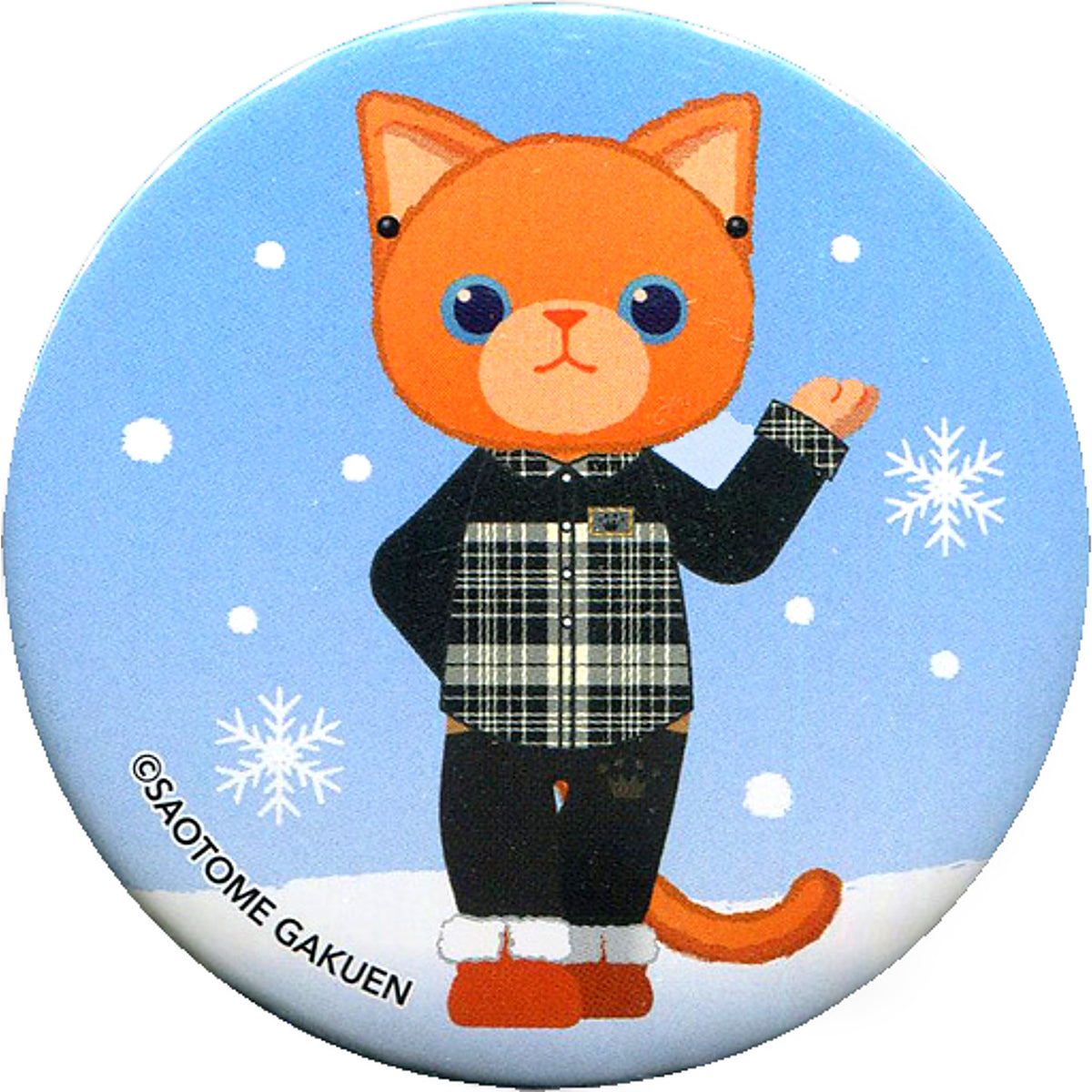 Ren Jinguji Arantxa Uta no Prince Sama Prince Cat WINTER HOLIDAY Trading Tin Badge Happy Snow Ver. Lapel Pin [USED]