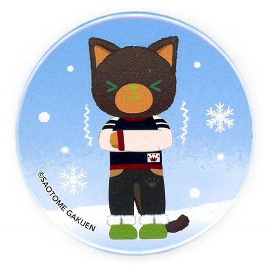 Cecil Aijima Lime Uta no Prince Sama Prince Cat WINTER HOLIDAY Trading Tin Badge Happy Snow Ver. Lapel Pin [USED]