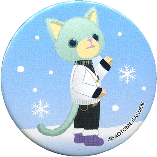 Ai Mikaze Lira Uta no Prince Sama Prince Cat WINTER HOLIDAY Trading Tin Badge Happy Snow Ver. Lapel Pin [USED]