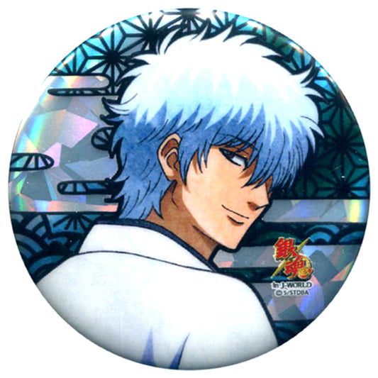 Gintama.: Silver Soul Arc Gintoki Sakata 56mm Can Badge Gintama.: Silver Soul Arc Second Half in J-World Tokyo Limited Mini Game Gather Samurai! Shirogane Garapon Gintoki Prize Buttons [USED]