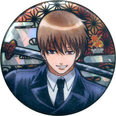 Gintama.: Silver Soul Arc Sougo Okita 56mm Can Badge Gintama.: Silver Soul Arc Second Half in J-World Tokyo Limited Mini Game Gather Samurai! Shirogane Garapon Okita Prize Buttons [USED]