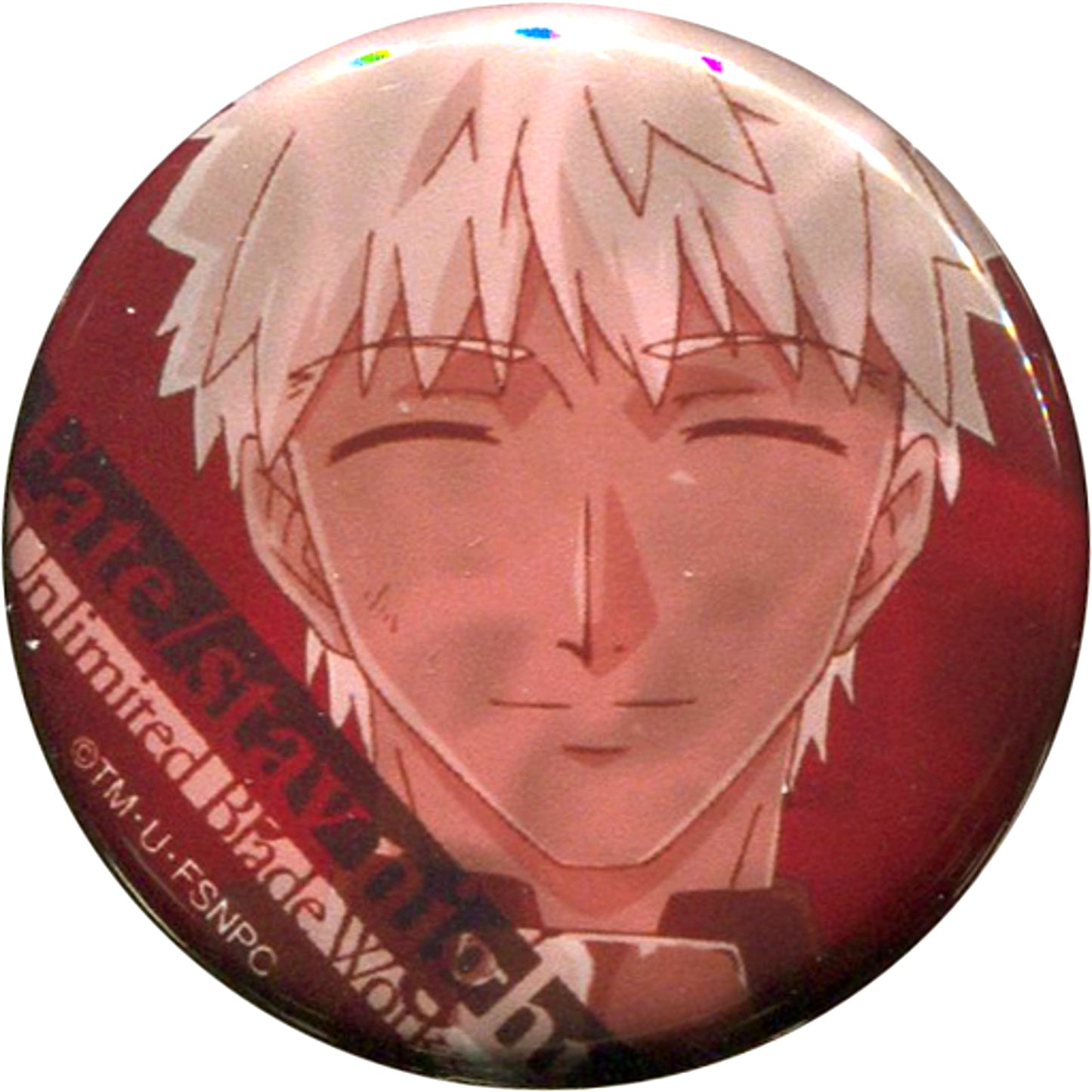 Archer Fate/stay night Unlimited Blade Works Secret Hair Down Reproduction Late Part Lottery Button ufotable cafe [USED]
