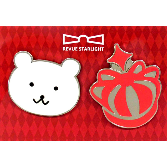 Polar Bear & Crown Revue Starlight BanG Dream & Revue Starlight STORE Pins Set Vol.2 Goods [USED]