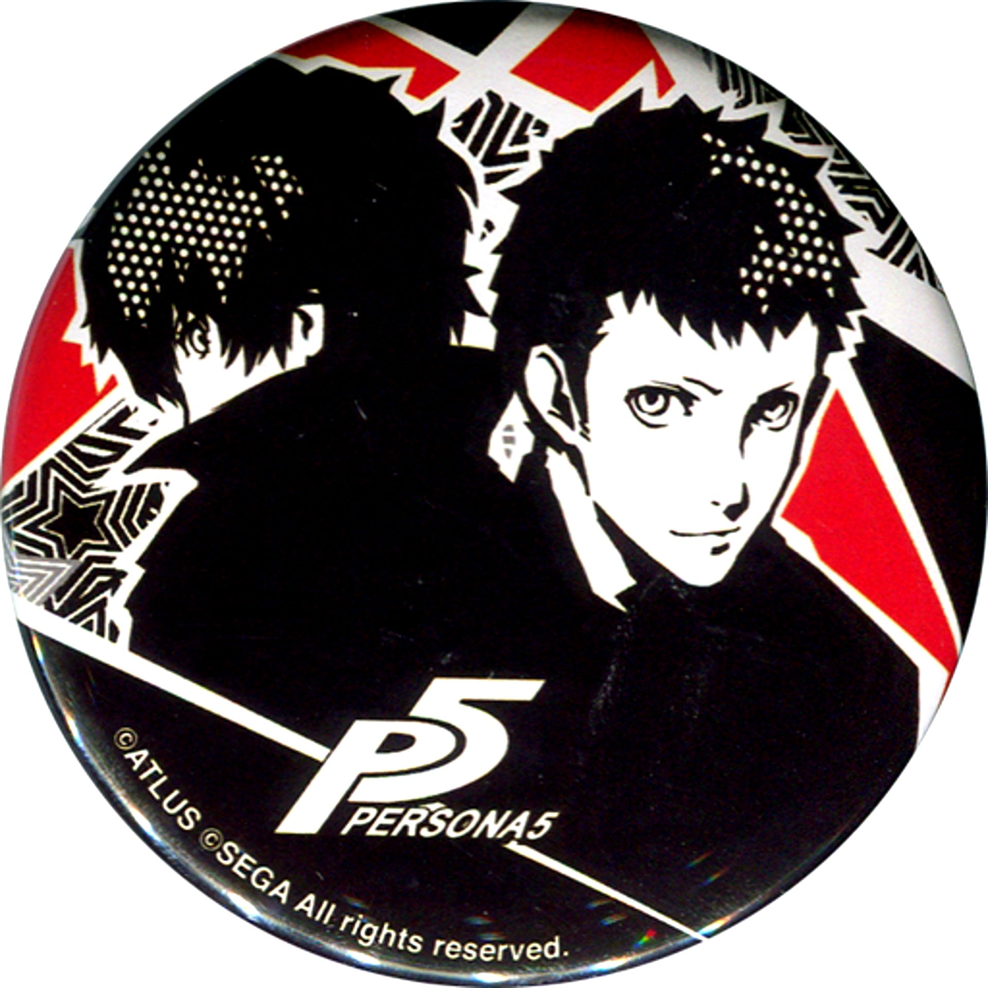 Ryuji Sakamoto Persona 5 Trading Button Coop Ver. [USED]