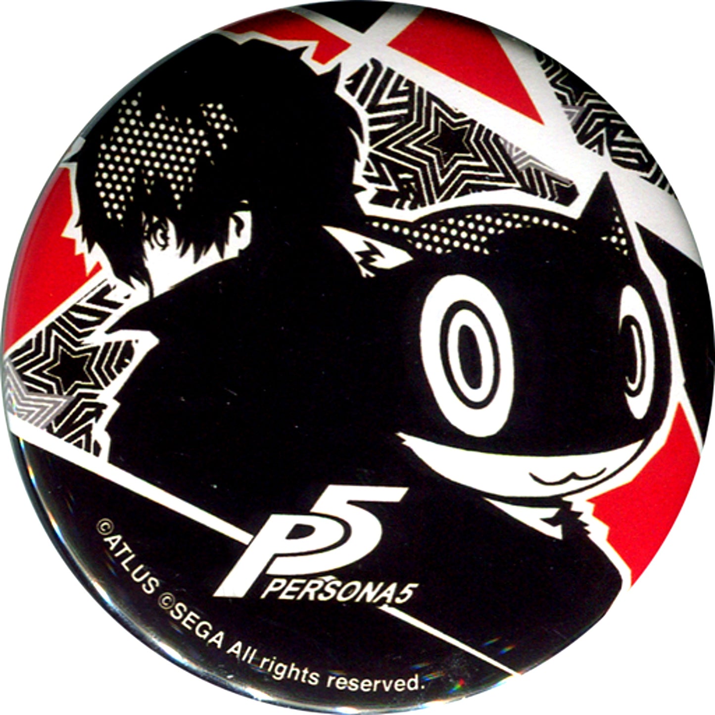 Morgana Persona 5 Trading Button Coop Ver. [USED]