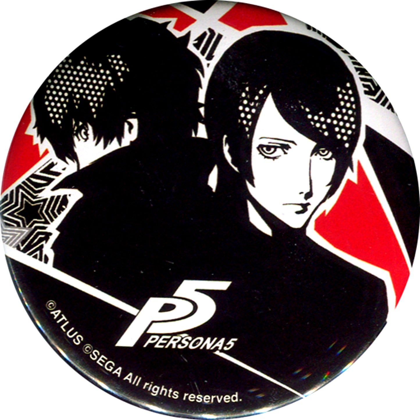 Yusuke Kitagawa Persona 5 Trading Button Coop Ver. [USED]