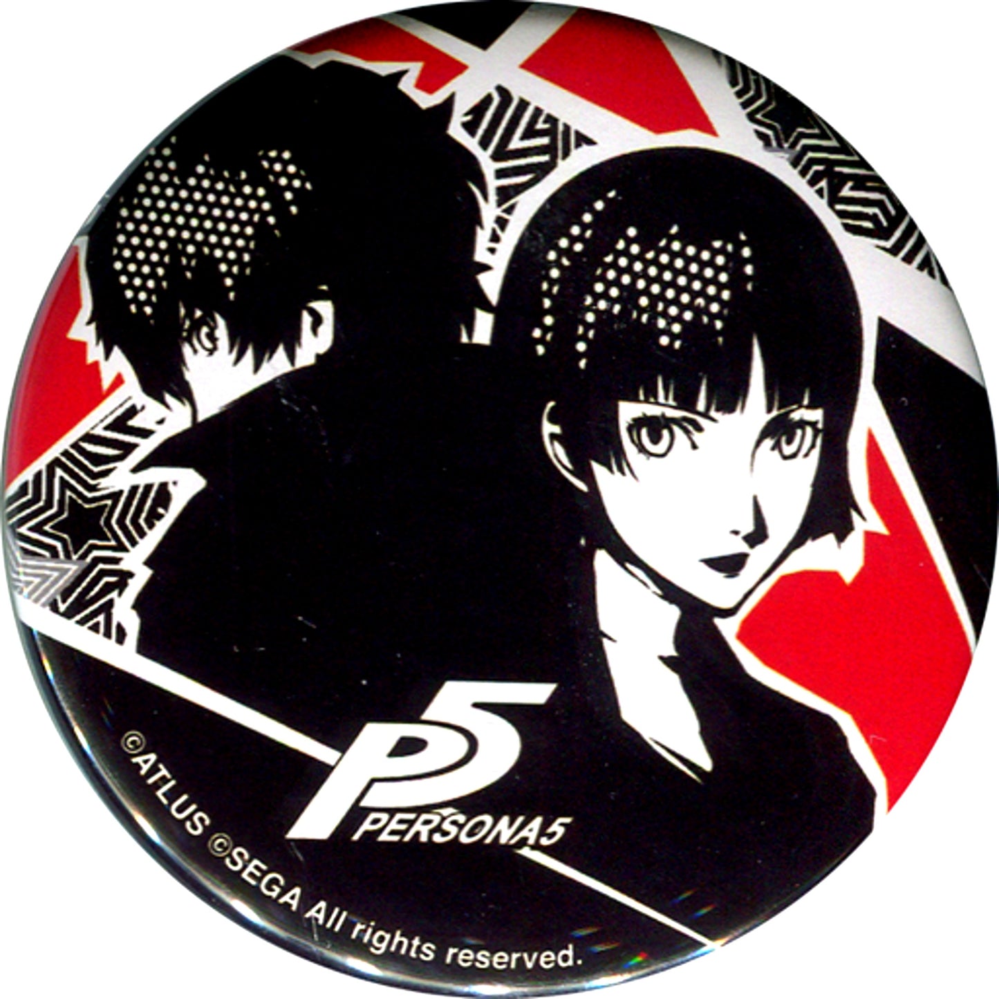 Makoto Niijima Persona 5 Trading Button Coop Ver. [USED]