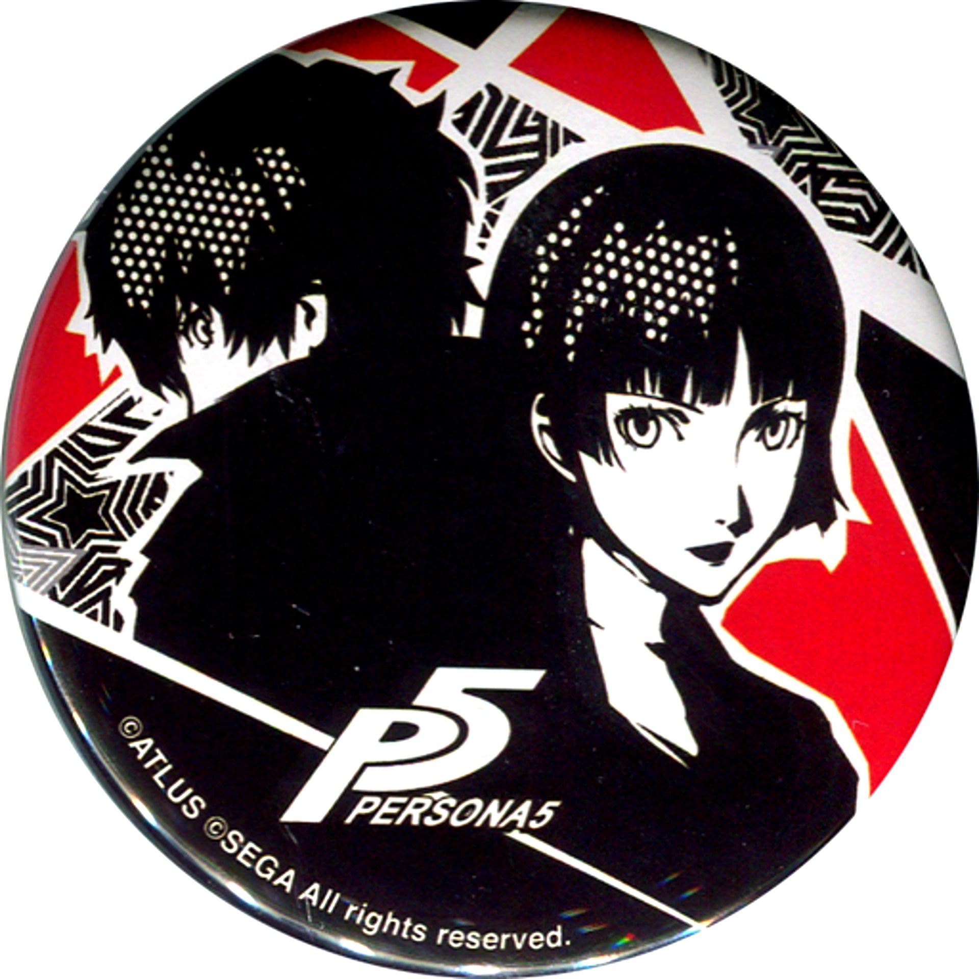 Makoto Niijima Persona 5 Trading Button Coop Ver. [USED]