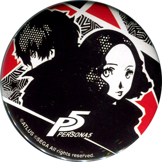Persona 5 Haru Okumura Trading Can Badge Coop Ver. Buttons [USED]