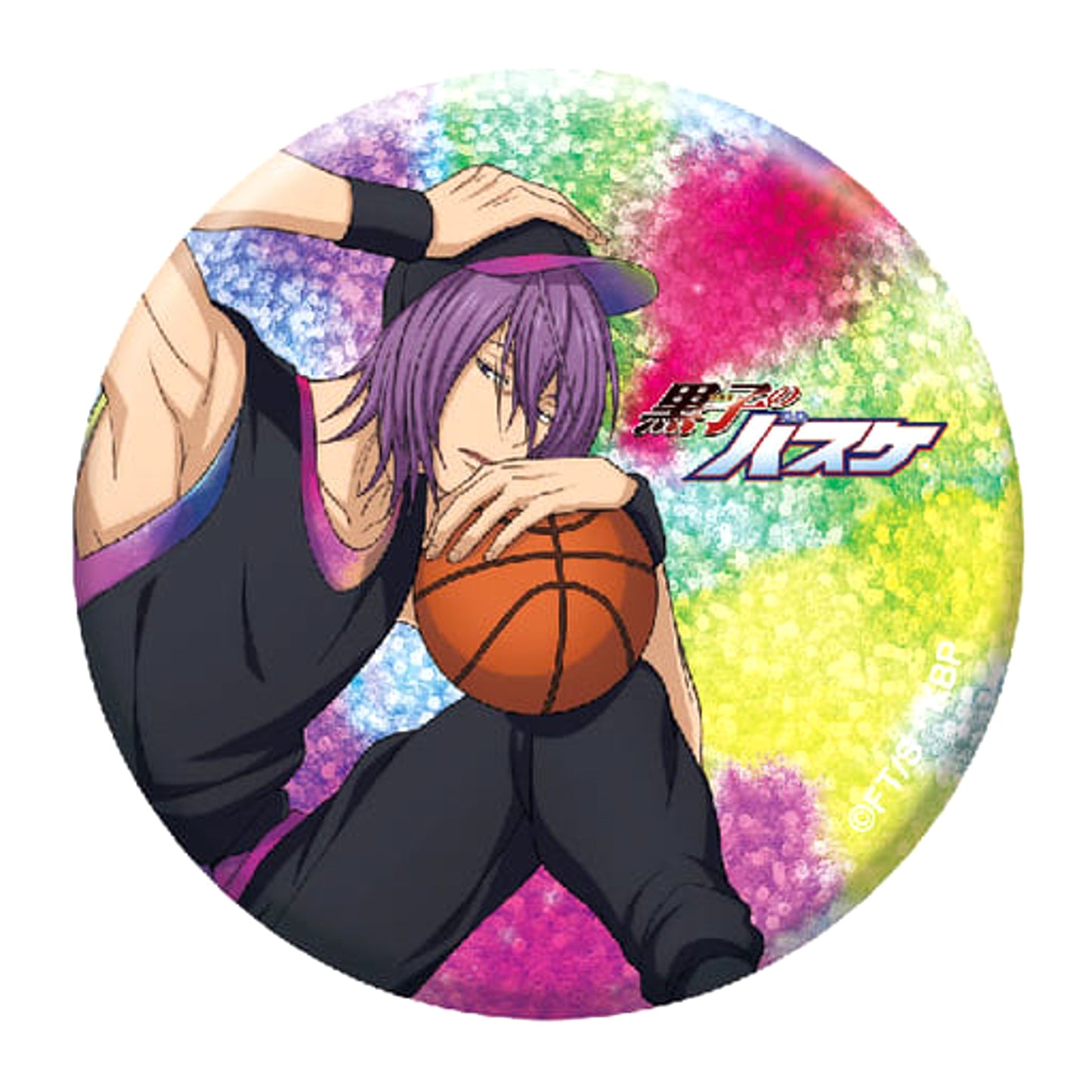 Atsushi Murasakibara Glitter Kuroko's Basketball Button Collection B [USED]