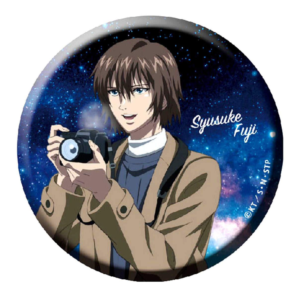 Shusuke Fuji Glitter The New Prince of Tennis Button Collection A [USED]