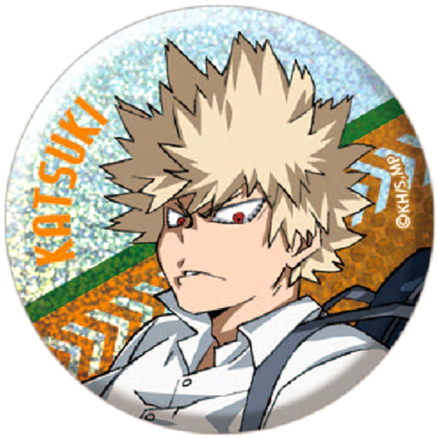 Katsuki Bakugo Glitter My Hero Academia Button Collection Pommop 2019 [USED]