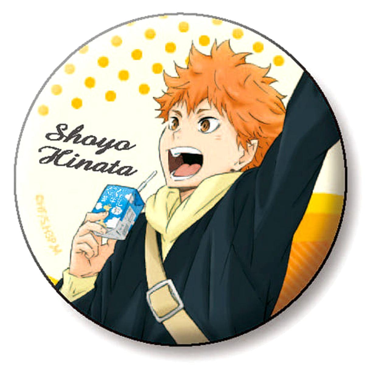 Haikyu!! Shoyo Hinata Full Color Can Badge Collection Buttons [USED]