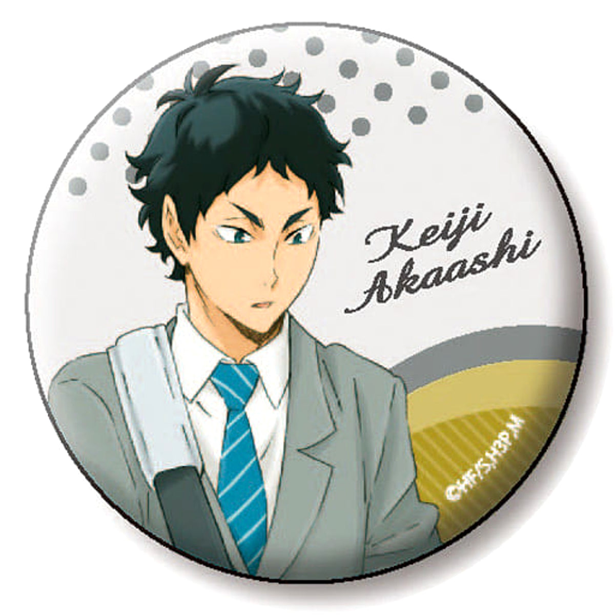 Haikyu!! Keiji Akaashi Full Color Can Badge Collection Buttons [USED]