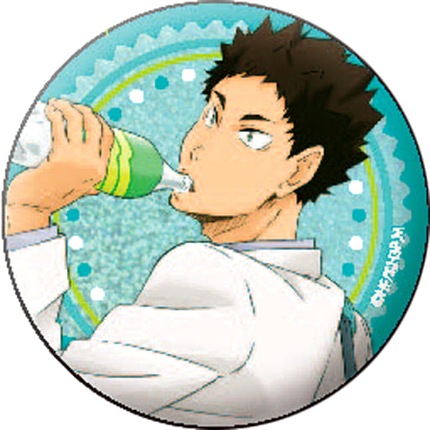 Hajime Iwaizumi Glitter Button Haikyu!! Button Collection [USED]
