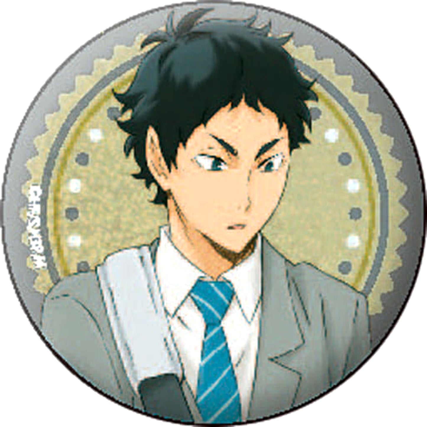 Haikyu!! Keiji Akaashi Can Badge Collection Buttons [USED]
