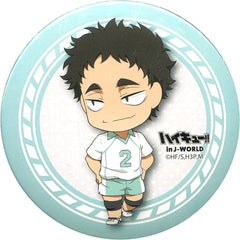 Haikyu!! Issei Matsukawa 75mm Can Badge Aoba Josai Aobajosai Fes. 2019 in J-World Tokyo Limited Buttons [USED]