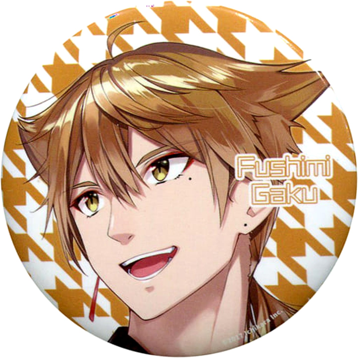 VTuber Nijisanji Gaku Fushimi Nijisanji Can Badge Set of 3 Buttons [USED]