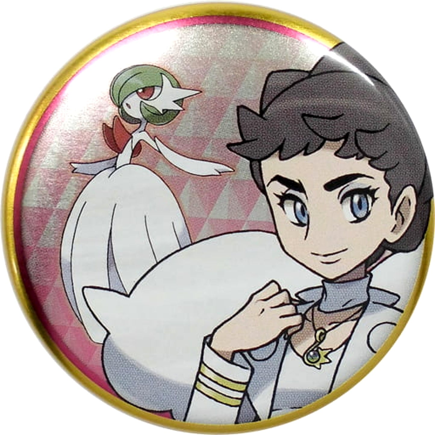 Pokemon Diantha Gardevoir Can Badge Collection Kalos Region Arc Pokemon Center Limited Buttons [USED]