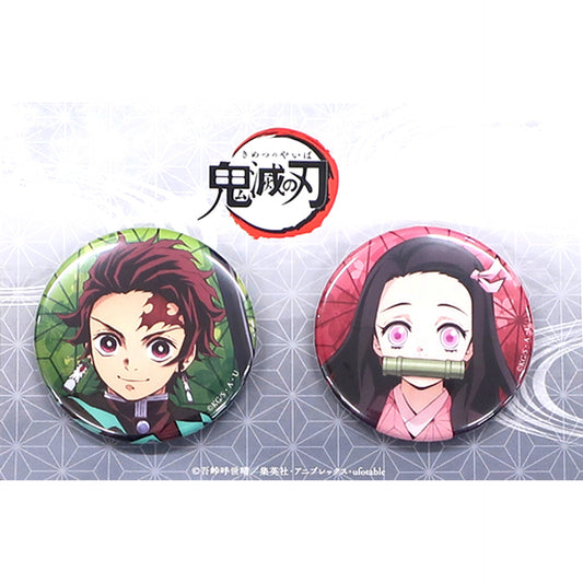 Set of 2 Tanjiro & Nezuko Demon Slayer: Kimetsu no Yaiba Button A Jump Festa 2019 [USED]
