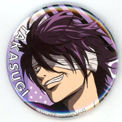 Gintama Shinsuke Takasugi Profile Jump Festa 2019 Limited Venue Limited Lottery Drawing Competition Prize D Buttons [USED]