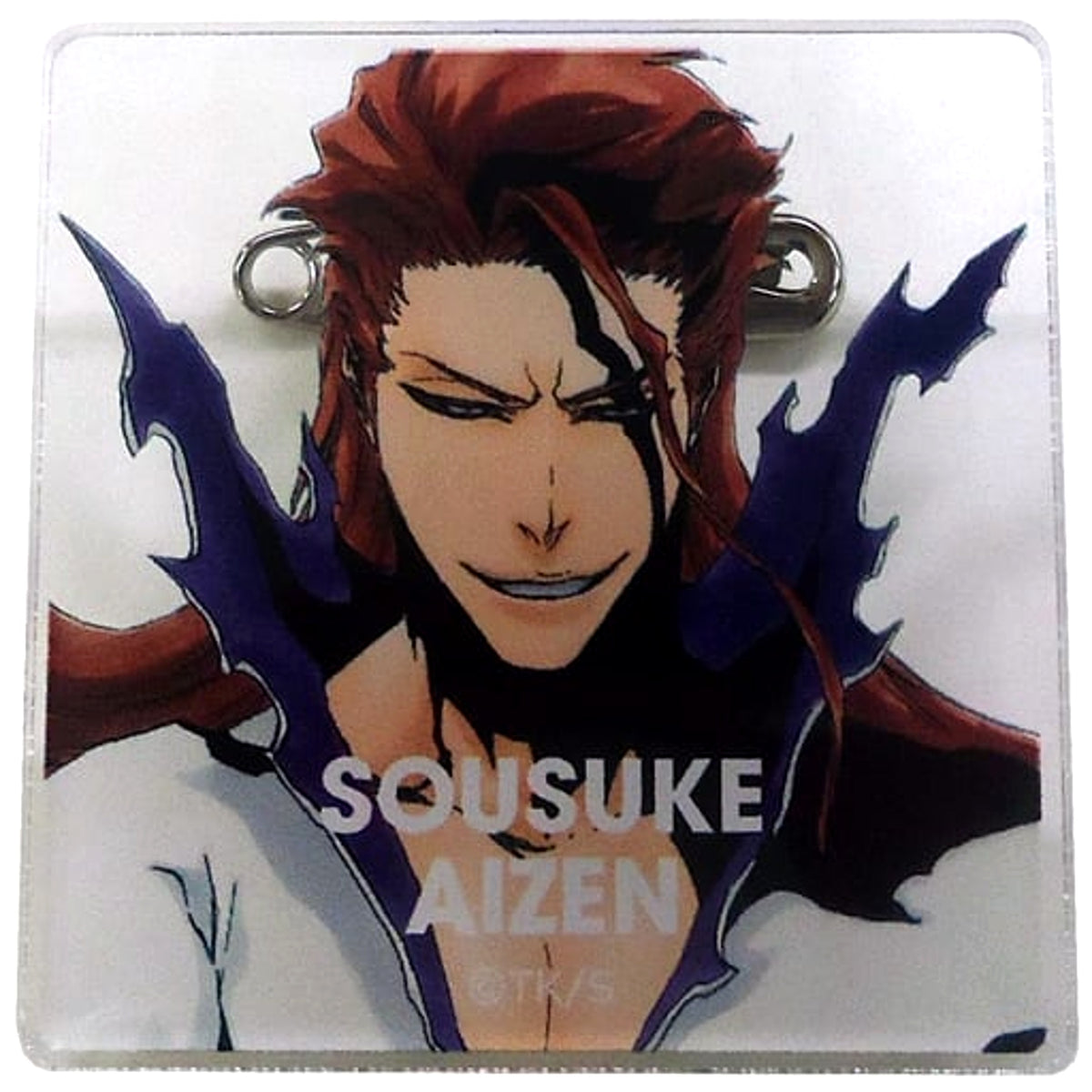 Bleach Sosuke Aizen WJ50th Anniversary Acrylic Badge Collection Jump Festa 2019 Limited Buttons [USED]
