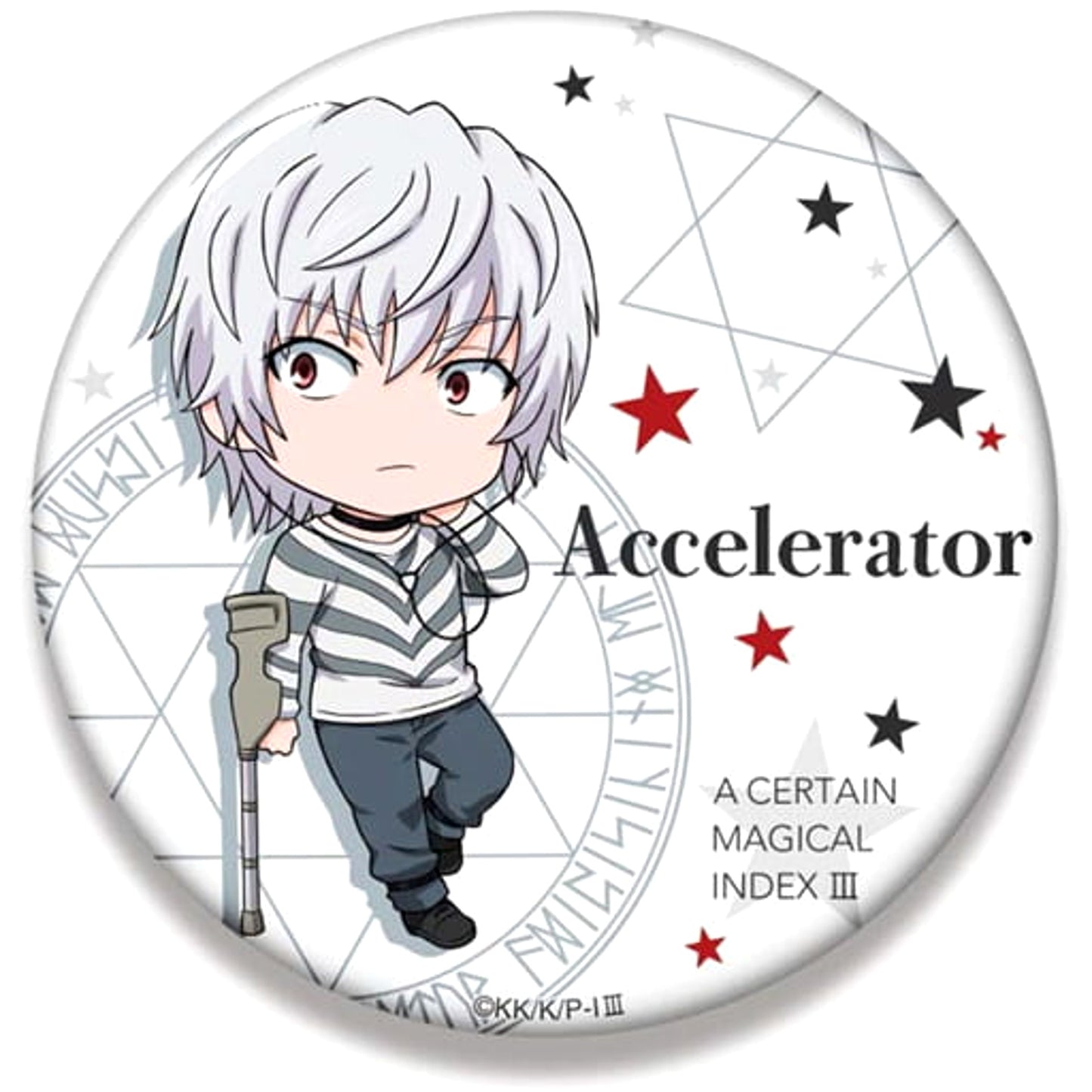 A Certain Magical Index III Accelerator Nendoroid Plus Big Can Badge Buttons [USED]