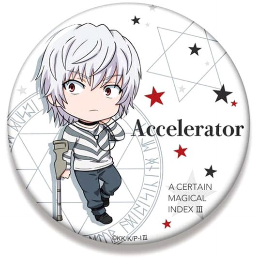 A Certain Magical Index III Accelerator Nendoroid Plus Big Can Badge Buttons [USED]