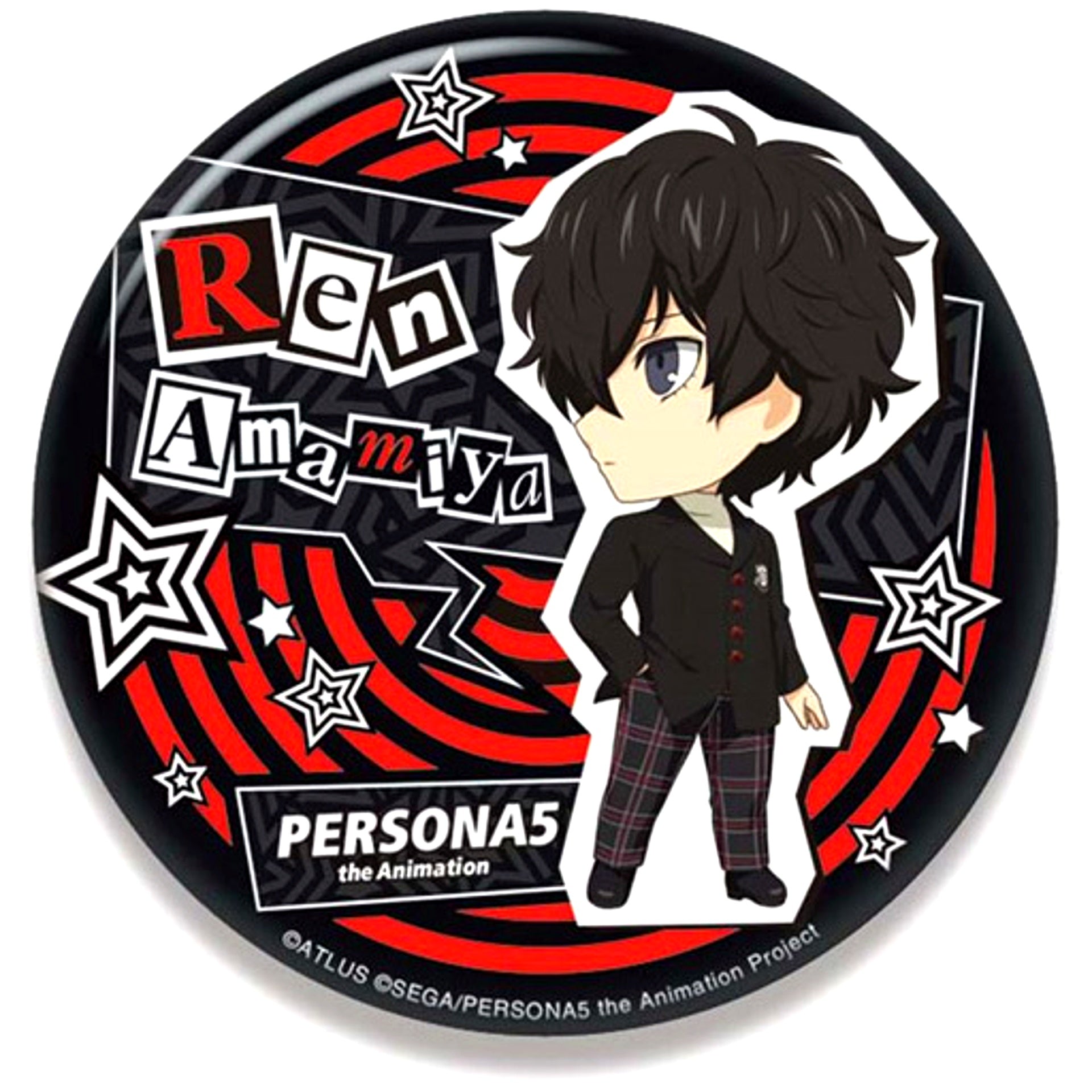 Ren Amamiya Persona 5 the Animation Nendoroid Plus Big Button [USED]
