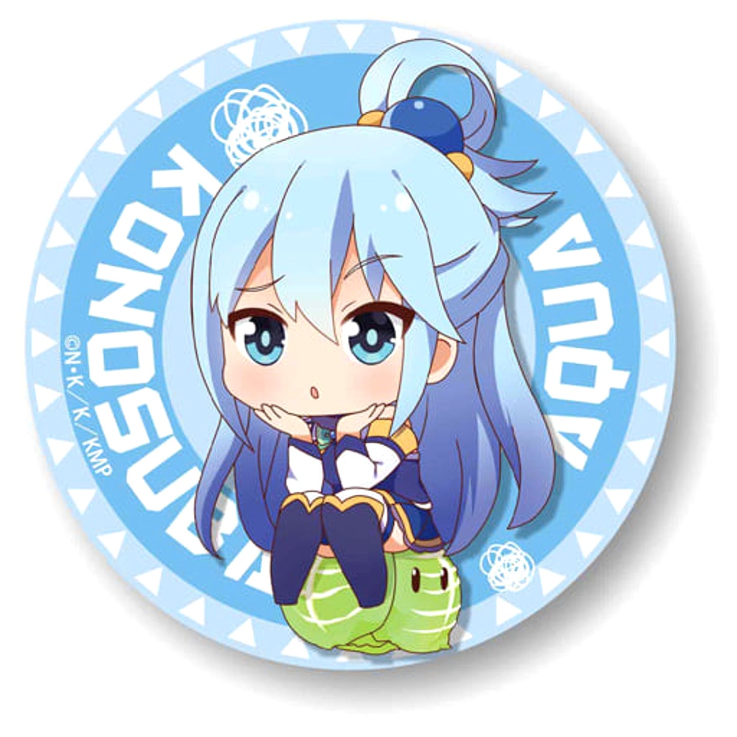 KonoSuba: God's Blessing on This Wonderful World!: Legend of Crimson Aqua Nayamun Can Badge Buttons [USED]