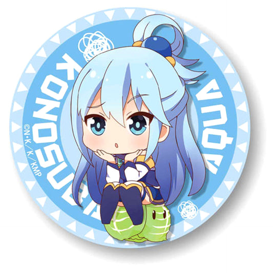 KonoSuba: God's Blessing on This Wonderful World!: Legend of Crimson Aqua Nayamun Can Badge Buttons [USED]